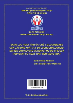 Nghiên cứu cơ chế và động học ức chế α-glucosidase của 