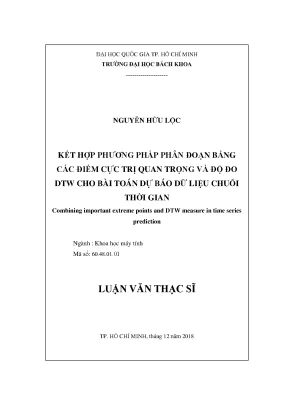 Luận Văn Thạc Sĩ Khoa Học Máy Tính: Phương Pháp Phân