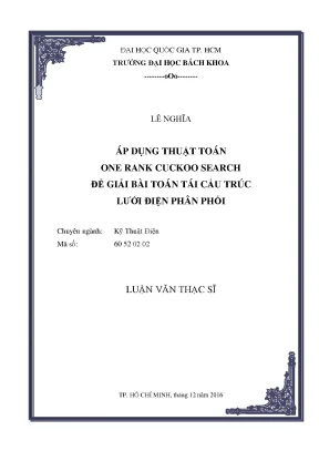 Luận Văn Thạc Sĩ: Ứng Dụng Thuật Toán One Rank Cuckoo