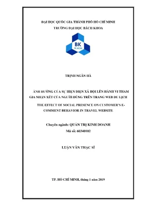 Ảnh hưởng của sự hiện diện xã hội lên hành vi nhận xét