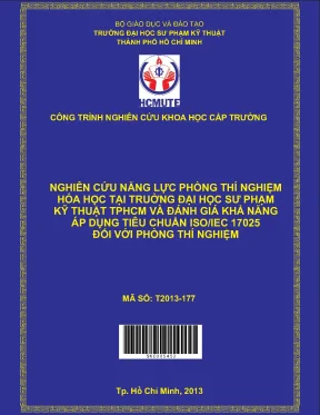 Nghiên cứu năng lực phòng thí nghiệm hóa học tại ĐH Sư