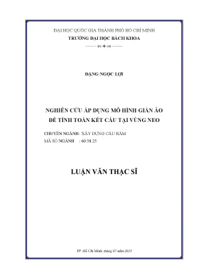 Nghiên cứu áp dụng mô hình giàn ảo tính toán kết cấu 
