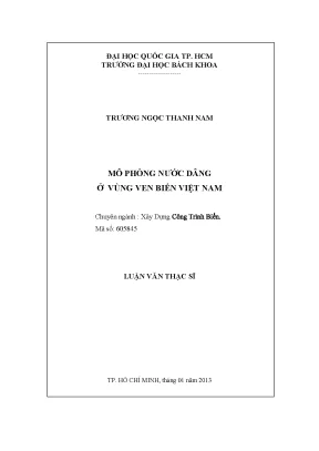Mô Phỏng Nước Dâng Ven Biển Việt Nam: Luận Văn Thạc Sĩ