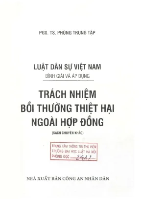 Bình Giảng và Áp Dụng Trách Nhiệm Bồi Thường Thiệt Hại