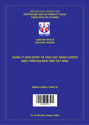 Quản lý năng lượng điện tại Tây Ninh: Hiện trạng và giải
