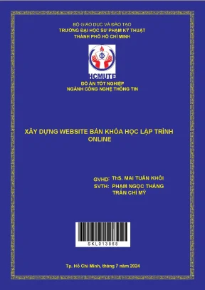 Đồ Án Tốt Nghiệp CNTT: Xây Dựng Website Bán Khóa Học Lập