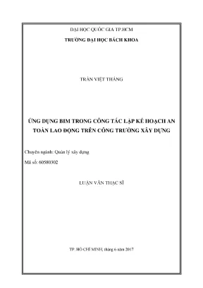 Ứng Dụng BIM Trong Lập Kế Hoạch An Toàn Lao Động Trên