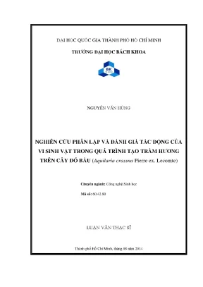 Nghiên cứu phân lập và đánh giá tác động vi sinh vật