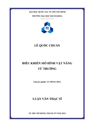 Luận Văn Thạc Sĩ: Tự Động Hóa Điều Khiển Mô Hình Vật 