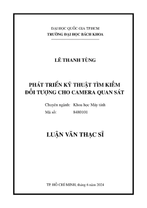 Phát Triển Kỹ Thuật Tìm Kiếm Đối Tượng Cho Camera Quan