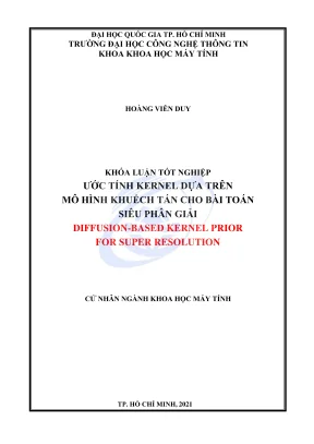 Tái tạo ảnh độ phân giải cao từ ảnh đơn bằng mô hình 