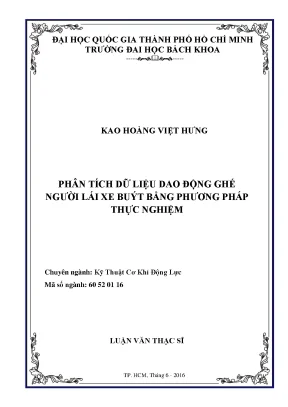 Phân Tích Dao Động Ghế Lái Xe Buýt Bằng Phương Pháp Thực