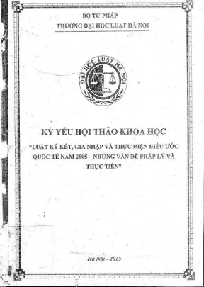 Luật ký kết gia nhập và thực hiện điều ước quốc tế 2005: 