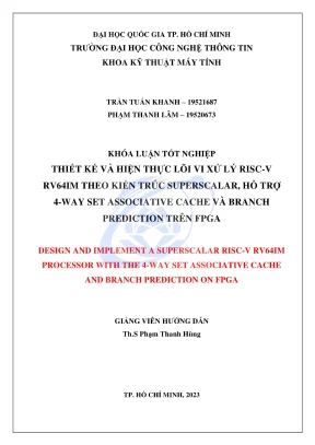 Thiết kế và hiện thực lõi vi xử lý RISC-V RV64IM kiến