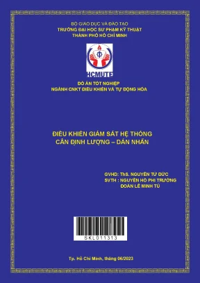 Giải pháp điều khiển và giám sát hệ thống cân định lượng