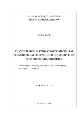 Phân tích động lực học công trình chịu tải trọng động