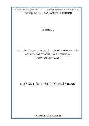 Các yếu tố ảnh hưởng đến đảm bảo an toàn vốn của ngân