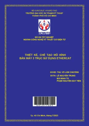Thiết kế và chế tạo mô hình bàn máy 3 trục sử dụng