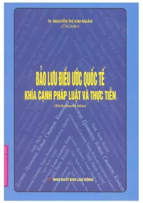 Sách chuyên khảo về bảo lưu điều ước quốc tế: Pháp luật 