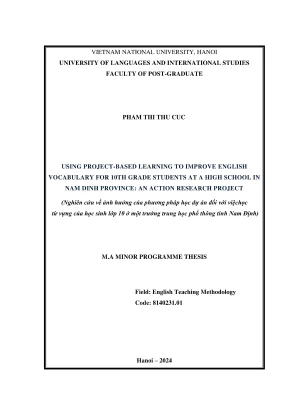Phương Pháp Dạy Tiếng Anh Bằng Project-Based Learning: