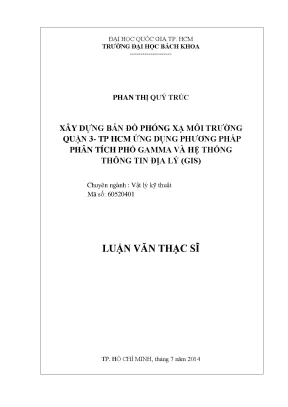 Luận Văn Thạc Sĩ: Xây Dựng Bản Đồ Phóng Xạ Quận 3 TPHCM