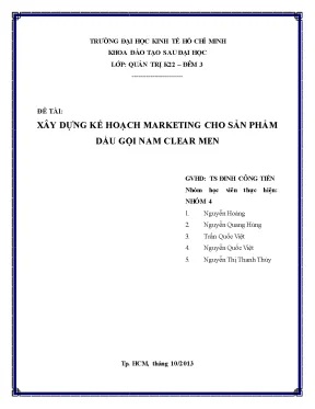 Hướng dẫn xây dựng kế hoạch marketing hiệu quả cho dầu 