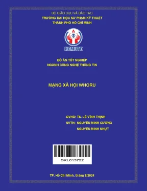 Đồ Án Tốt Nghiệp Công Nghệ Thông Tin: Mạng Xã Hội Whoru