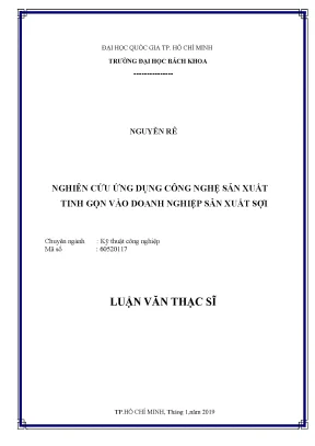 Ứng Dụng Công Nghệ Sản Xuất Tinh Gọn Trong Doanh Nghiệp
