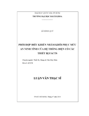 Luận Văn Thạc Sĩ: Điều Khiển Thiết Bị Mạng & Nhà Máy 