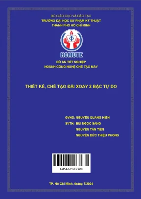 Đồ án tốt nghiệp: Thiết kế và chế tạo đài xoay 2 bậc tự