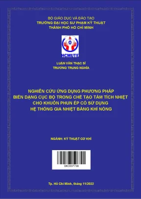 Ứng Dụng Phương Pháp Biến Dạng Cục Bộ Trong Chế Tạo Tấm