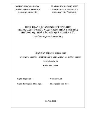 Chính sách khoa học và công nghệ thúc đẩy doanh nghiệp 