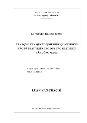 Xây Dựng Cây Quyết Định Trực Quan Tương Tác Phát Hiện