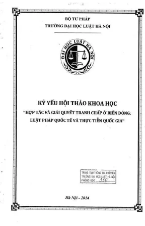 Hội thảo khoa học về hợp tác và giải quyết tranh chấp