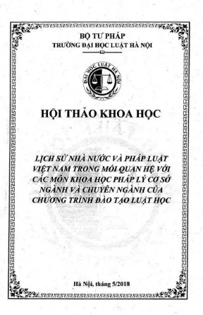 Hội thảo khoa học: Lịch sử nhà nước và pháp luật Việt