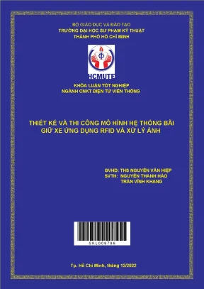 Thiết kế và thi công hệ thống bãi giữ xe thông minh ứng 