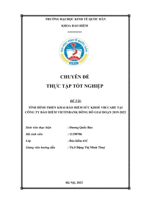 Triển khai bảo hiểm sức khỏe VBI Care tại VietinBank 