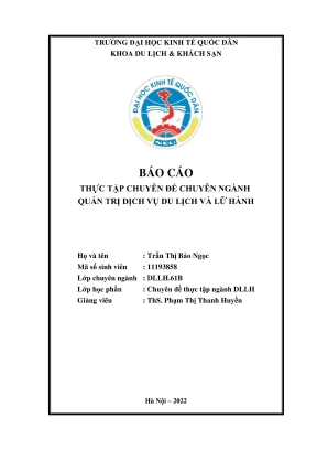 Giải pháp nâng cao hiệu quả điều hành tour tại Hanoi Tourist