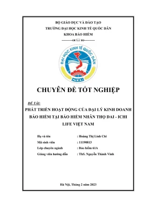 Chiến lược phát triển đại lý bảo hiểm tại Dai-ichi Life 