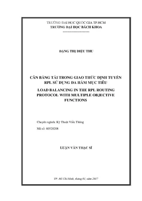 Luận Văn Thạc Sĩ: Cân Bằng Tải Trong Giao Thức Định