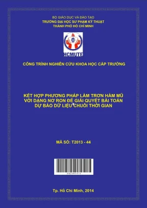Kết hợp hàm mũ làm trơn và mạng nơ ron để dự báo chuỗi