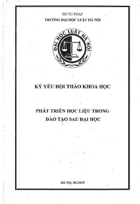 Kỷ yếu hội thảo khoa học: Phát triển học liệu đào tạo 
