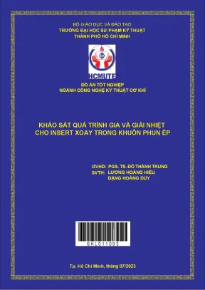 Khảo sát quy trình gia nhiệt và giải nhiệt cho insert