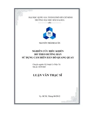 Nghiên cứu điều khiển dò đường hàn bằng cảm biến hàn hồ
