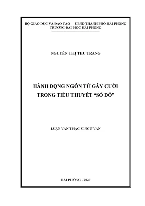 Luận Văn Thạc Sĩ: Hành Động Ngôn Từ Gây Cười Trong Tiểu