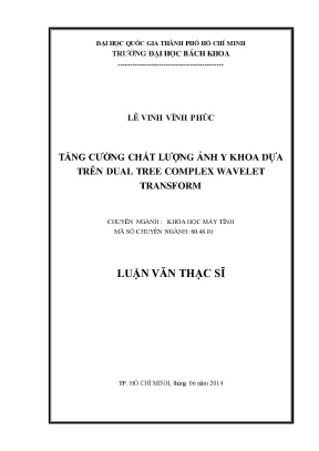 Luận Văn Thạc Sĩ: Tăng Cường Chất Lượng Ảnh Y Khoa Với