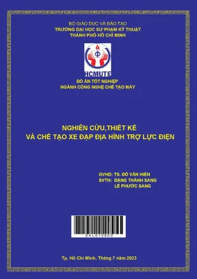 Thiết kế và chế tạo xe đạp địa hình trợ lực điện hiệu quả