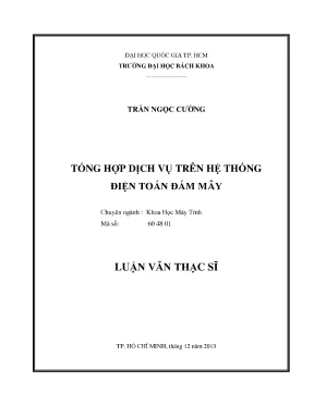 Luận Văn Thạc Sĩ Khoa Học Máy Tính: Tổng Hợp Dịch Vụ