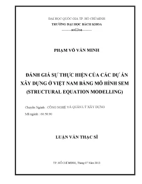 Đánh giá hiệu quả dự án xây dựng tại Việt Nam bằng mô