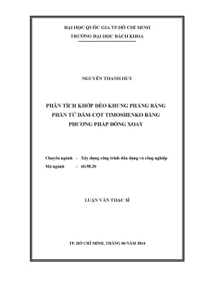 Phân Tích Khớp Dẻo Khung Phẳng Bằng Phần Tử Dầm-Cột